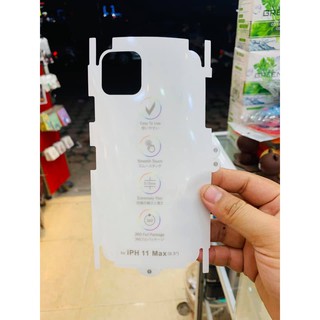 dán PPF iPhone 15 Pro Max , 14 Pro Max, 13 Pro Max, 12 Pro Max, 11 Pro Max mặt trước sau+ tặng gạt dán