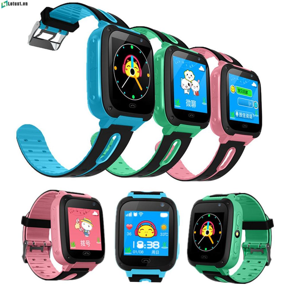 Sẵn Sàng Cổ S4 Trẻ Em Đồng Hồ Thông Minh Chống Nước Camera Sim Nói Chuyện Điện Thoại Đồng Hồ Thông Minh Có Đèn Tương Thích Với Ios Android