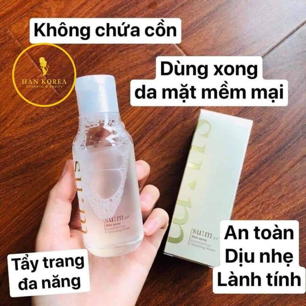 Nước tẩy trang SU:M37 100ml làm sạch bụi bẩn - Hân korea