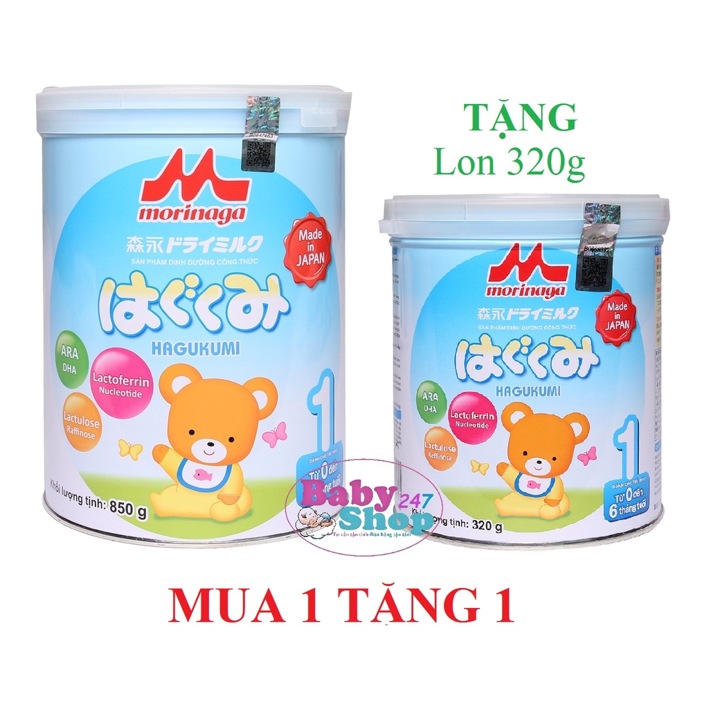 Sữa Morinaga Nhập Khẩu 850g Mẫu Mới(Có Tem Chính Hãng, date mới)