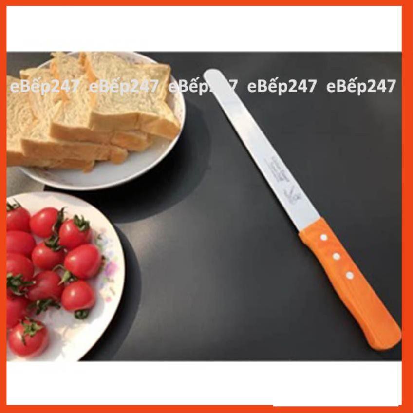 [Siêu rẻ+Freeship] Dao cắt bánh không răng cưa bằng thép không gỉ cao cấp 42cm - eBếp247