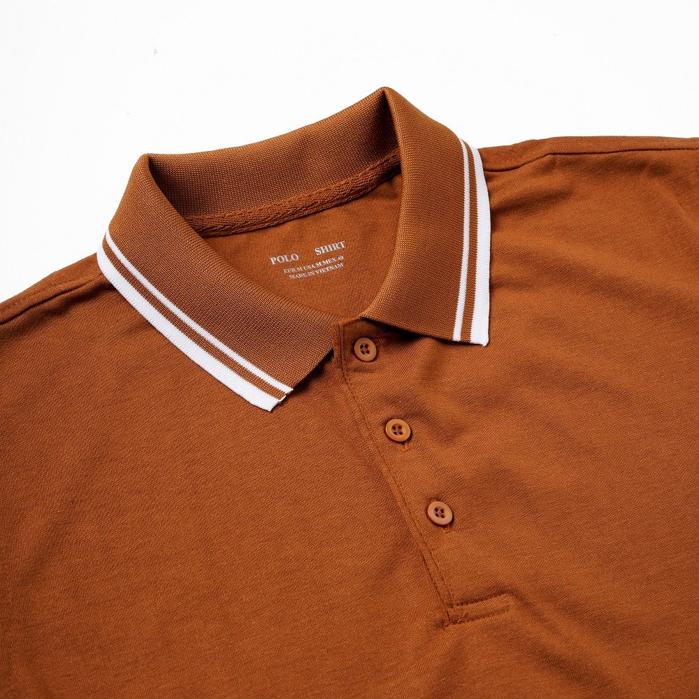 Áo polo nam Leo Vatino phối cổ dệt viền chất thun phối viền cổ bộ 4 màu co giãn chuẩn form tay ngắn PLS15 | BigBuy360 - bigbuy360.vn