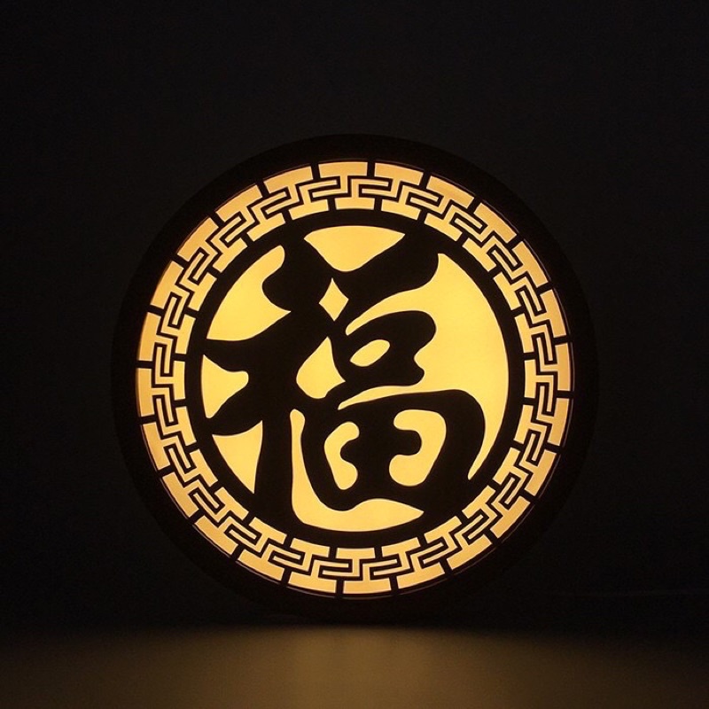 Hào quang thờ Phật treo tường - Hào quang đèn thờ cúng - Tranh đèn trang trí phòng thờ, phòng khách, tượng Phật