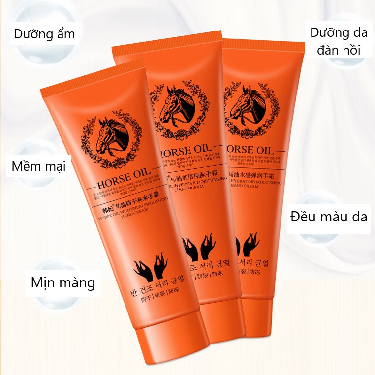Kem tinh dầu ngựa dưỡng ẩm làm trắng da tay chống lão hóa 90g KDN65