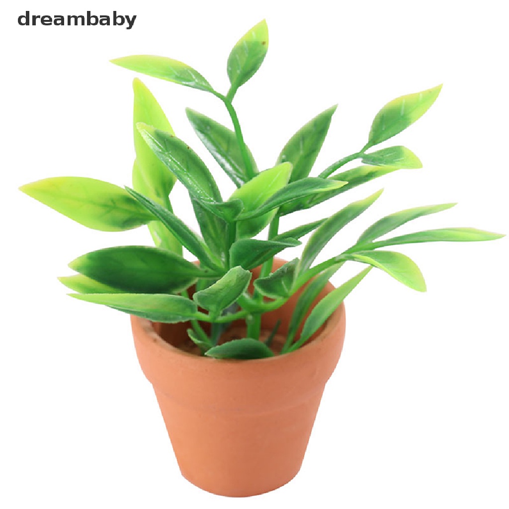 Mô Hình Chậu Cây Mini 1: 12 Dùng Trang Trí Nhà Búp Bê