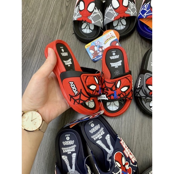 Dép lê Mavel Spider man người nhện dư xịn bé trai-MS109