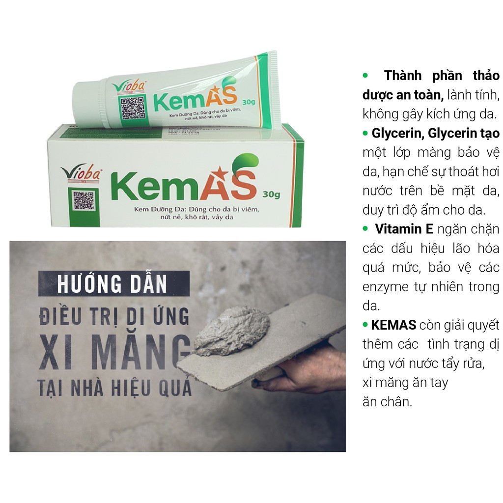 Kem dưỡng da KEMAS VIOBA tuýp/30g