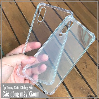 Ốp lưng Trong Suốt chống sốc cho máy Xiaomi 11T-11TPro-Note10-Note10Pro-PocoF3-K40-Mi11Lite-Note105G-PocoM3-Mi10TLite