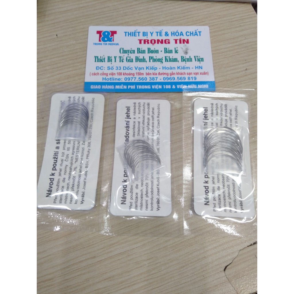 Kim Khâu Da 3 Cạnh Các Số