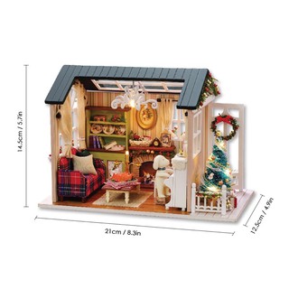 MÔ HÌNH LẮP RÁP NHÀ 3D MINI DIY CUTE ROOM