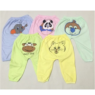 Quần dài in mông hình con mèo - set 5 chiếc