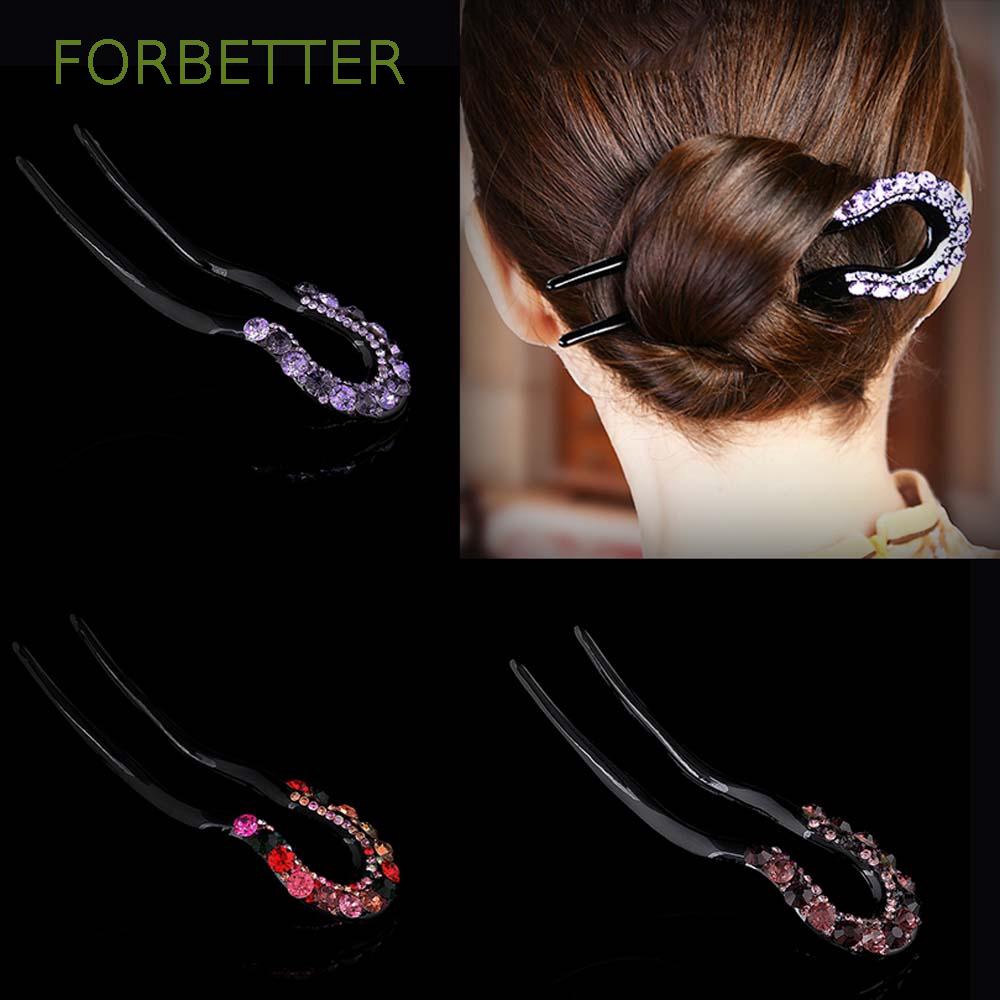 Kẹp Tóc Hình Chữ U Chất Liệu Acrylic