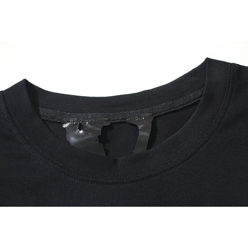 Áo Thun cotton Ngắn Tay In Họa Tiết Vlone Thời Trang Cho Nam Nữ