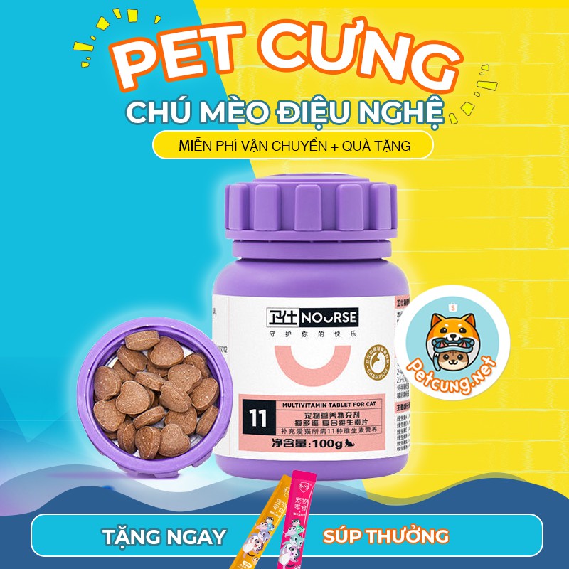 Vitamin Dinh Dưỡng Nourse Cho Mèo