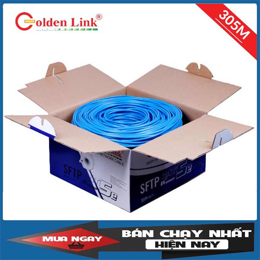 [CHÍNH HÃNG] Cáp mạng Cat5e Golden Link chất lượng cao - Đại lý phân phối toàn quốc