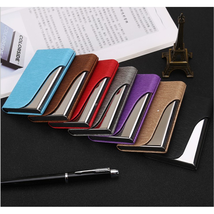 Hộp đựng card visit đẹp tặng sếp nữ, Ví đựng danh thiếp bỏ túi cho nữ, Ví đựng thẻ khắc theo yêu cầu đẹp cho nữ