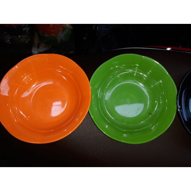 Bát nhựa phíp ăn chè sầu, hoa quả dầm, sữa chua mít cực xịn - MẪU TRÒN XANH viền lượn