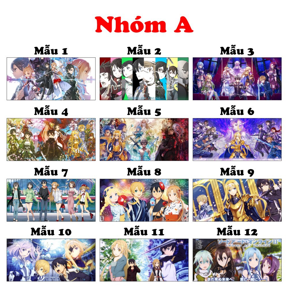 Ly sứ in hình Anime Sword Art Online SAO Kirito, Cốc uống nước đẹp làm quà tặng đặc biệt giá trị và ý nghĩa