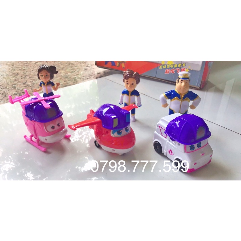 Bộ đồ chơi đội bay siêu đẳng Super Wings