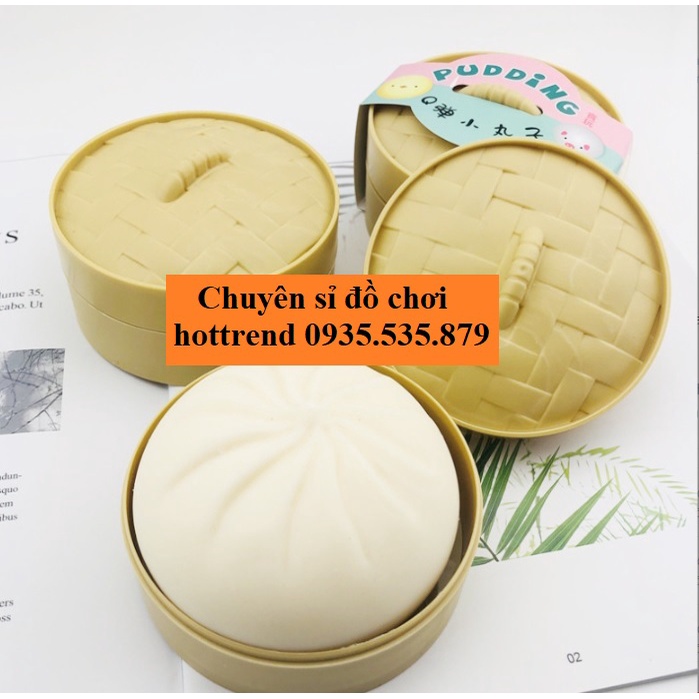 Đồ chơi giảm stress mô hình bánh bao mềm dẻo vận động giúp giải toả căng thẳng