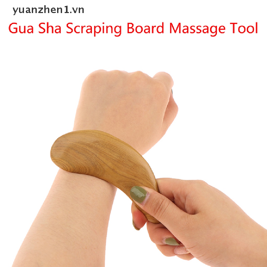 [Hàng mới về] Bảng cạo gua sha bằng gỗ mát xa vét sâu kinh tuyết chăm sóc sức khỏe cho mặt và mắt