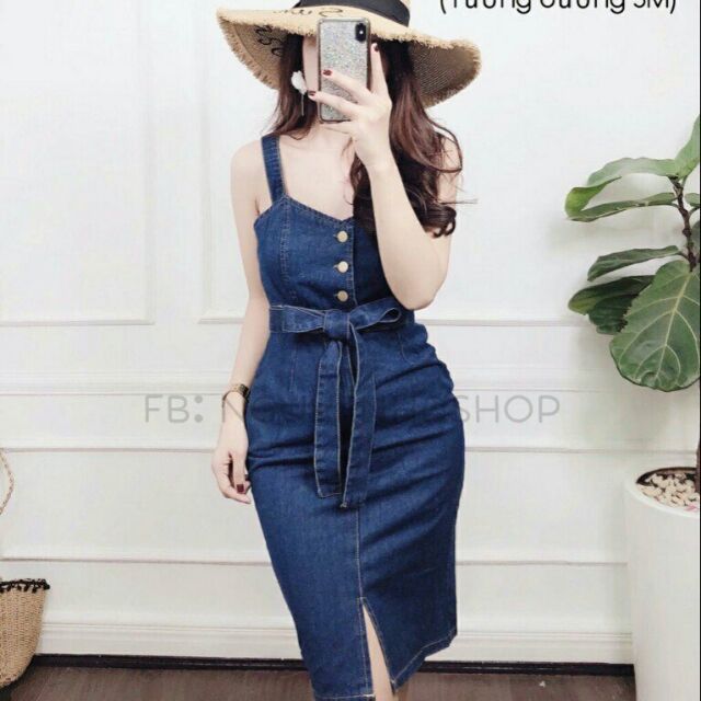 Đầm Jean Body