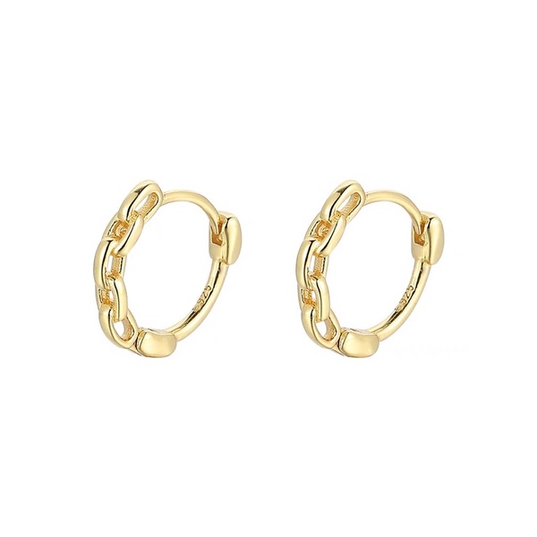 Bông tai khoen xích