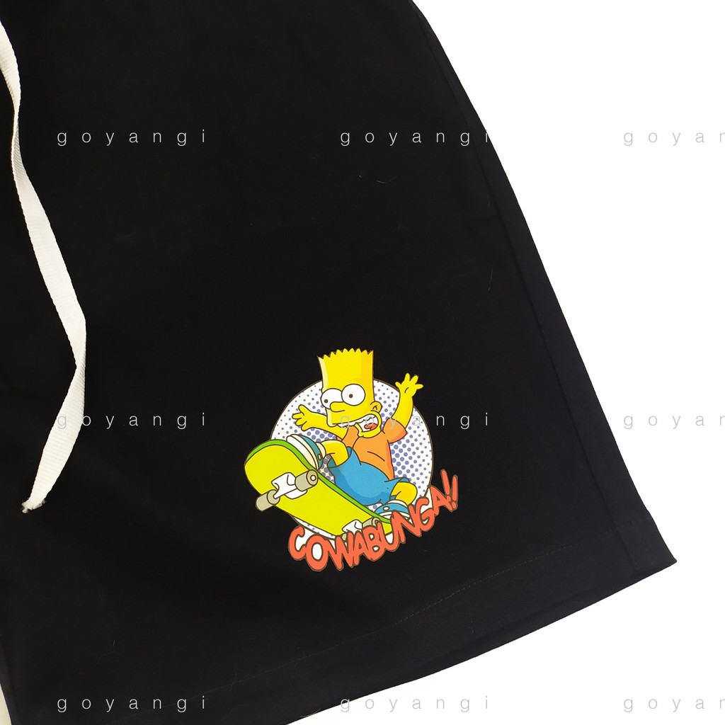 Quần short  bart simpson v2