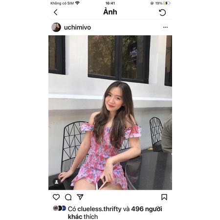 Đầm hoa nhí đỏ kido