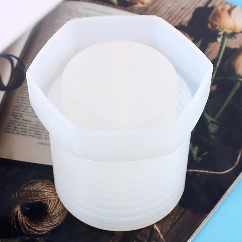 Khuôn Silicone Làm Chậu Hoa / Cọ Trang Điểm Tái Sử Dụng Được DIY