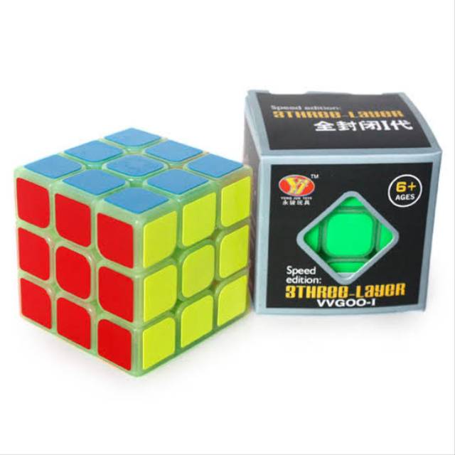 Đồ Chơi Rubik 3x3 X 3 Phát Sáng Trong Tối Nhanh Chóng Và Mượt Mà