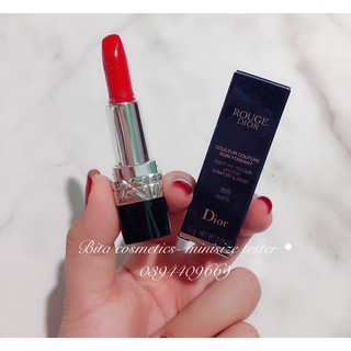 Dior 999 matte, satin minisize unbox