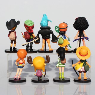 Mô Hình One Piece - Sét 9 Mô Hình One Piece Team Luffy (Mẫu 2)
