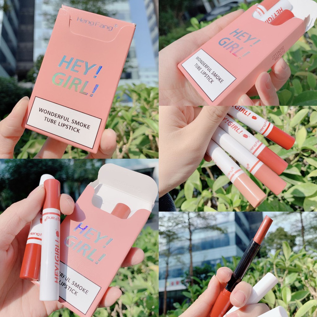 [Hàng mới về] Heng Fang Set 4 son môi chống nước bền màu màu đẹp gợi cảm | BigBuy360 - bigbuy360.vn