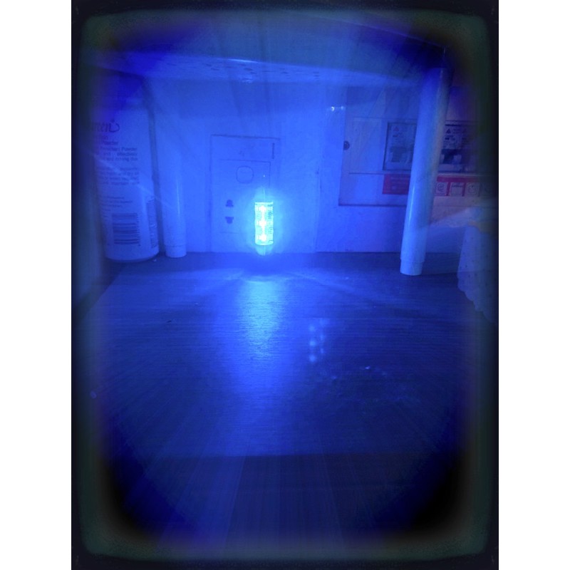 Đèn ngủ dẹp mini 1W công tắc ánh sáng xanh