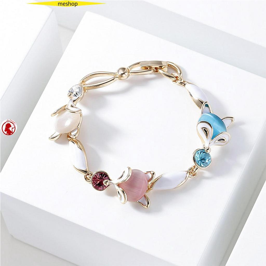 Vòng Tay Đá Opal Và Kim Cương Sáng Tạo ME