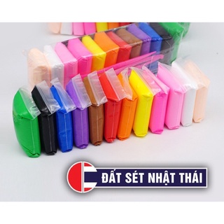 Đất sét nhật tự khô 24 màu ( có màu trắng) Dâu Corner