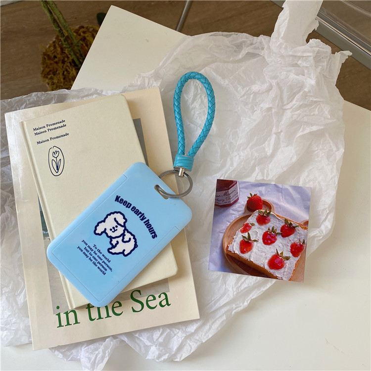 Ví Đựng Thẻ Họa Tiết Gấu Hoạt Hình Dễ Thương Cho Nữ Giá Đỡ