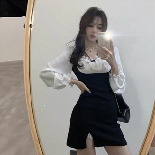 [HÀNG ORDER] ĐẦM/VÁY TIỂU THƯ DÀI TAY XẺ TÀ