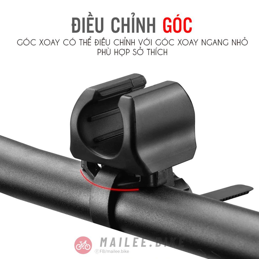 Kẹp Đèn Pin Xe Đạp - Giá Kẹp Đèn Pin Xe Đạp Vào Ghi Đông Siêu Bền Chắc Chắn
