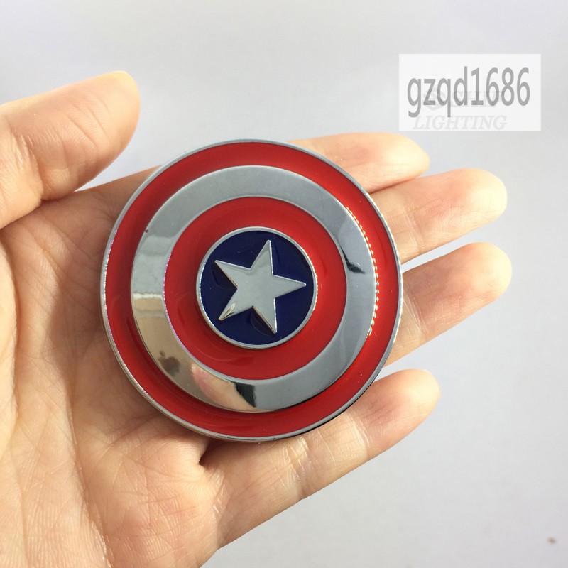 Logo Kim Loại Dán Xe Hơi Hình Captain America 3 Phong Cách Và Cá Tính
