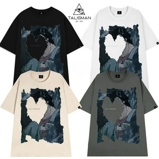  Áo Thun Nam Nữ Áo Thun TALISMAN T21 Áo Tay Lỡ Chất Liệu Cotton Mềm Mịn Form Oversize Love Is Tas 