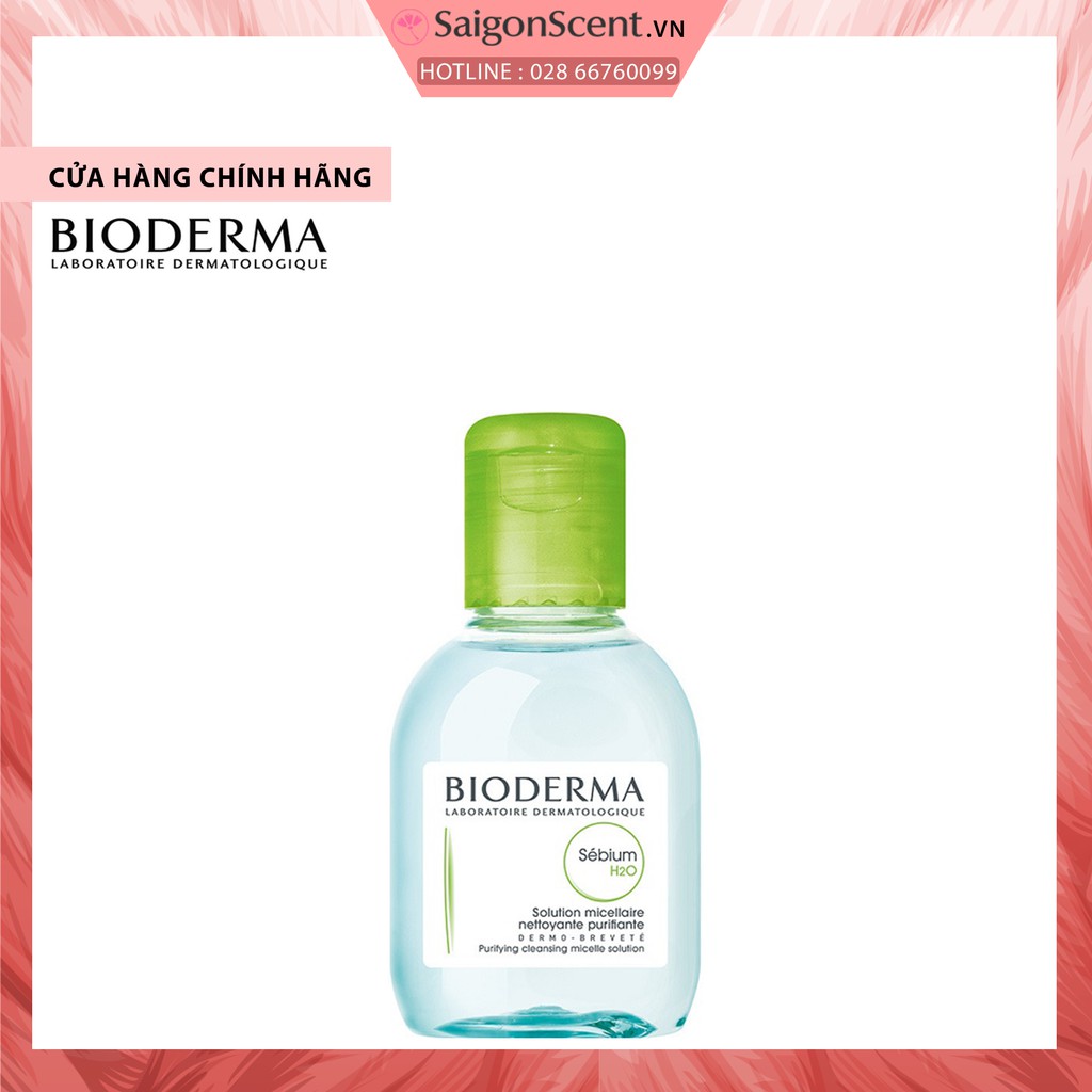 Tẩy trang Bioderma Sebium H2O ( Màu xanh - 100mL )