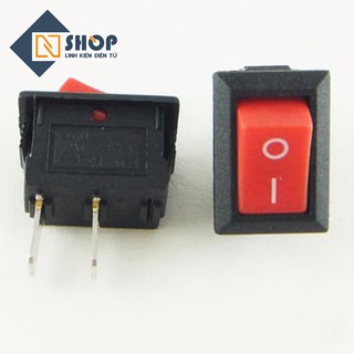 Công tắc 15x20mm (đỏ) , công tắc nguồn, công tắc bập bênh, công tắc nhỏ