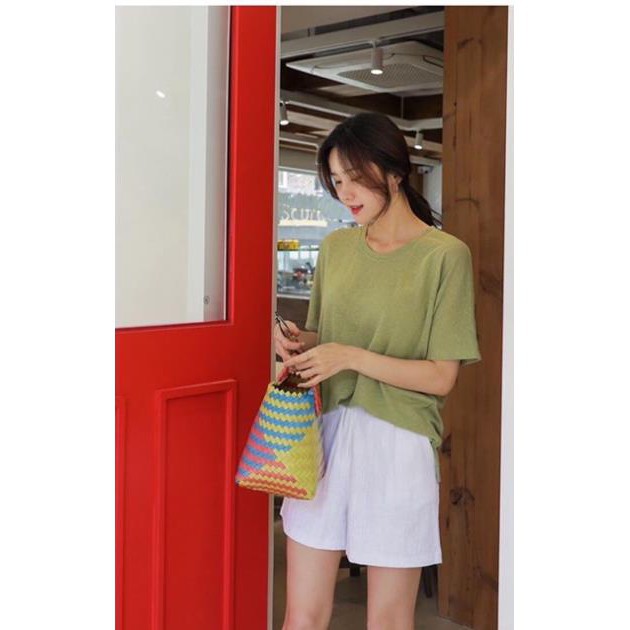 Quần short đũi nữ vải mềm siêu mát F54