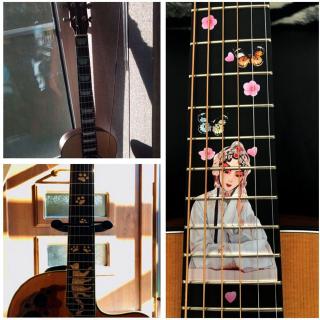 HABELYI Miếng Dán Cao Cấp Trang Trí Đàn Guitar Điện 22 Kiểu