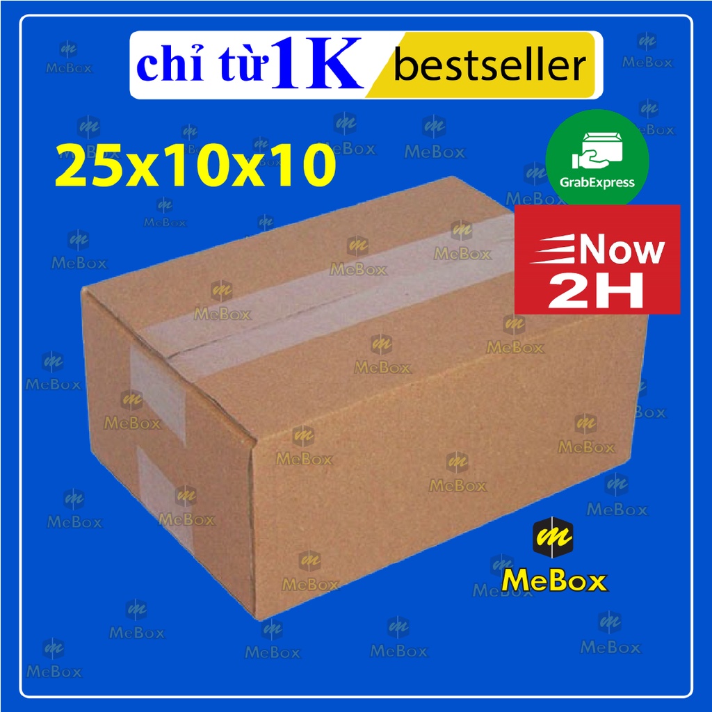 Hộp carton 25x10x10