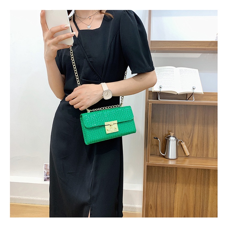Túi Đeo JASMIN NOIR  Chéo Giả Da Cá Sấu Thời Trang Nữ