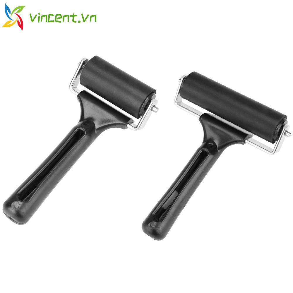 Con Lăn Sơn Màu Đen Bằng Cao Su Diy