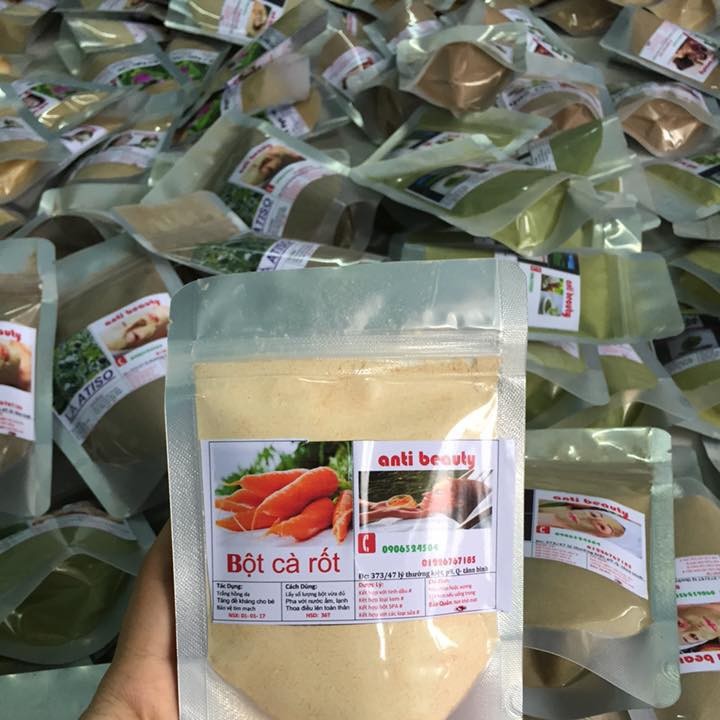 Bột cà rốt nguyên chất 100g